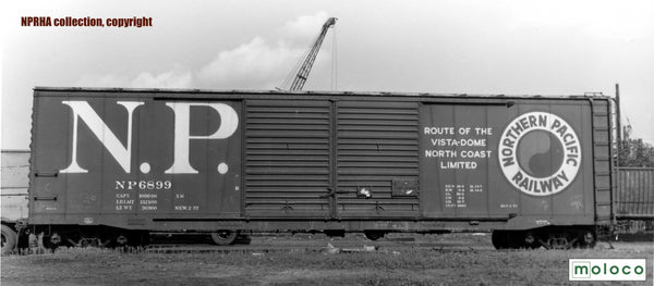 70003-99 Alt. Delivery 2-57 N.P. (period scheme) + 8' NPR Monad,  Brainerd built  50' XM 15-0 Double-slider ctd.