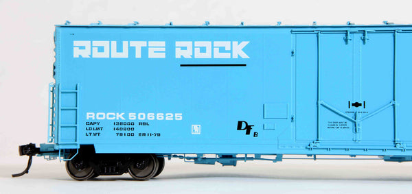 11006 ROCK 1979 repaint, GA 50' RBL Sill 1/ 10'6" Offset Door/ Wide Rods
