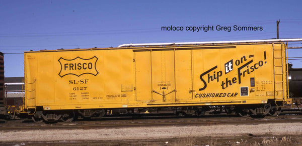 13029 SLSF 6127 NEW 9-63 repaint SN 5-73, GA 50' RBL Sill 1/ 10'6" Offset Door/ Narrow Rods