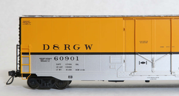 12032-01 D&RGW SPRINGHILL car, GA 50' RBL Sill 2/ 10'0" Centre Door