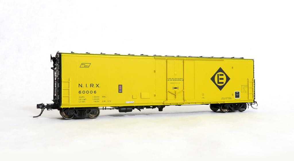 51001 NIRX (EL leased) Repaint C-R 5-72, PCF 50' RBL Plt B 10-0 Offset Door, DF-B loaders