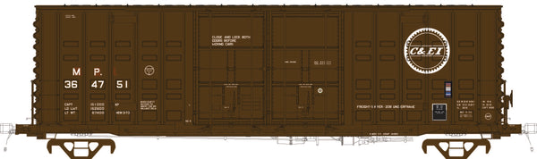 RES60014 MP (ex-C&EI) NEW 3-73, ACF 50' Ext. Post 1973-74 Waffle, 8+8 Plug doors