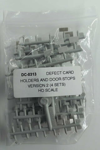 DC-0313 St. Cloud style Tackboards, door stops and various useful parts (4 sets)