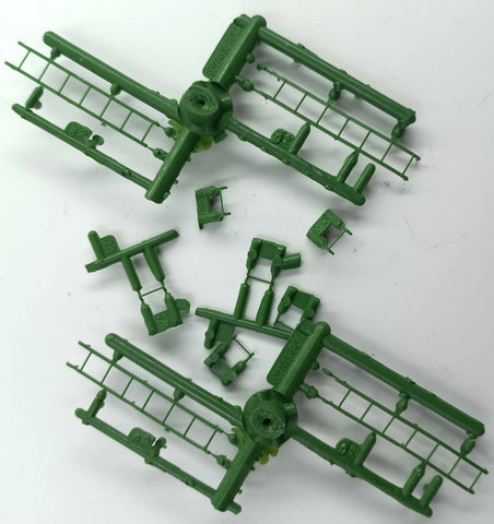 LD-0702 BNGRN  St. Cloud style Ladder-Grabs kit - BN Cascade Green (to do 1 car)
