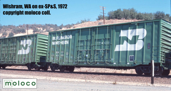 60013  BN ALT Delivery 4-72, ACF 50' Hi-cube non-Waffle, 8+8 plug door