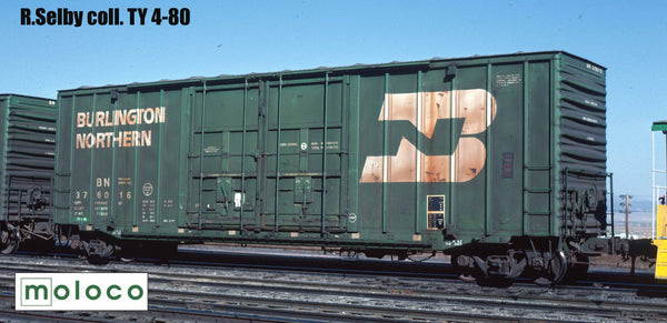 60013  BN ALT Delivery 4-72, ACF 50' Hi-cube non-Waffle, 8+8 plug door