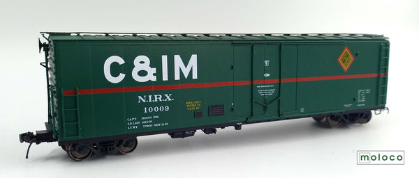 RES51003 NIRX (C&IM leased) Delivery '62, PCF 50' RBL Plt B 10-0 Offset Door, DF-B Bulkheads