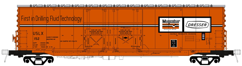 RES68108 USLX Dresser repaint, EP 50' RBL, 14-0 Double-plug Over. roof