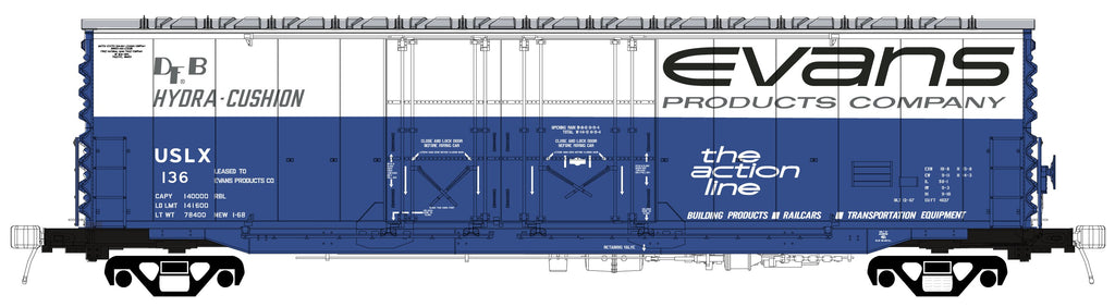 RES68109 USLX Evans Products 12-67, EP 50' RBL DF-B, 14-0 Double-plug Over. roof