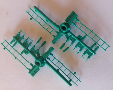 LD-0702 GLGRN  St. Cloud style Ladder-Grabs kit - Glacier Green (to do 1 car)
