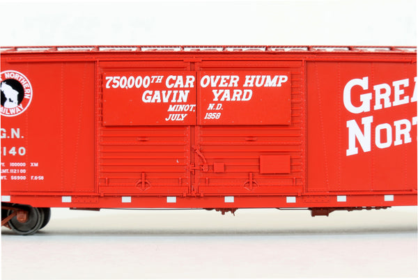 70575-01 St. Cloud painted 6-1958, 50' XM 15-0 Double-slider offset, Gavin Yard, 750,000th CAR OVER HUMP
