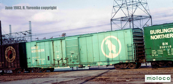 70534-01 GN 36511 St. Cloud built  50' XM Combo 14-0 Dr. Repaint Glacier Green Big Sky Blue