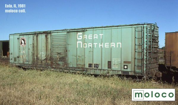 70533 St. Cloud built  50' XM Combo 14-0 Dr. Repaint '66 Glacier Grn Empire Builder