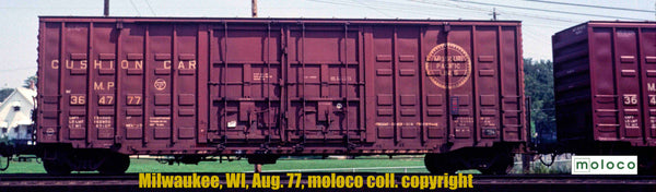 60015  MP Delivery 10-71, ACF 50' Hi-cube Ext. Post 1971 Waffle, 8+8 plug door