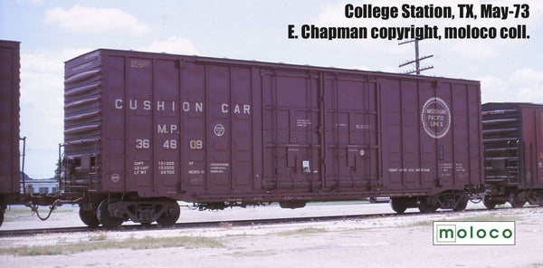 60015  MP Delivery 10-71, ACF 50' Hi-cube Ext. Post 1971 Waffle, 8+8 plug door