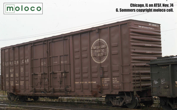 60015  MP Delivery 10-71, ACF 50' Hi-cube Ext. Post 1971 Waffle, 8+8 plug door
