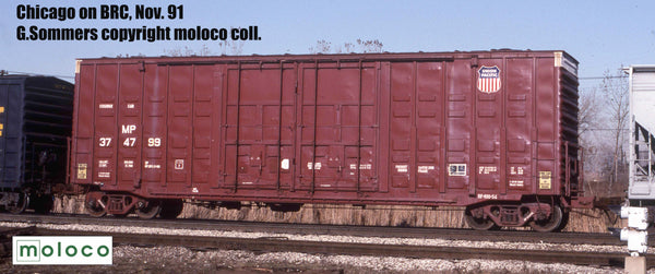 DEP61502  MP 100t MOD UP.DES.9-88, ACF 50' Hi-cube Ext. Post 1971 Waffle, 8+8 plug door