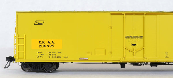 51006 CPAA 206995 Repaint CP Rail, PCF 50' RB Plt B 10-0 Offset Door, Insulated