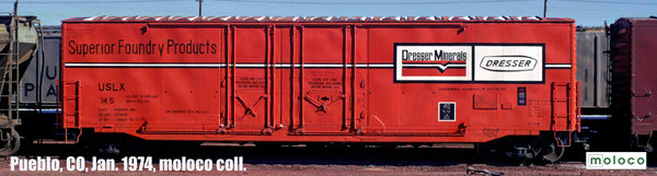 RES68108 USLX Dresser repaint, EP 50' RBL, 14-0 Double-plug Over. roof