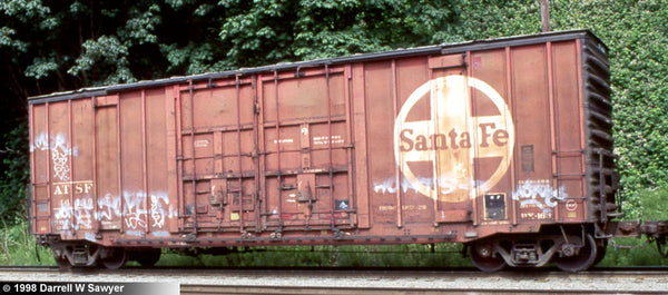 DEP60002  ATSF ALT Delivery 3-73, Bx-163 ACF 50' Hi-cube non-Waffle, 8+8 plug door