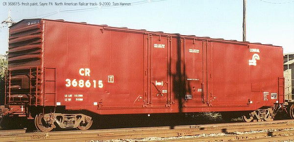 RES68104-01 Conrail repaint 2000, EP 50' RBL, 14-0 Double-plug Over. roof
