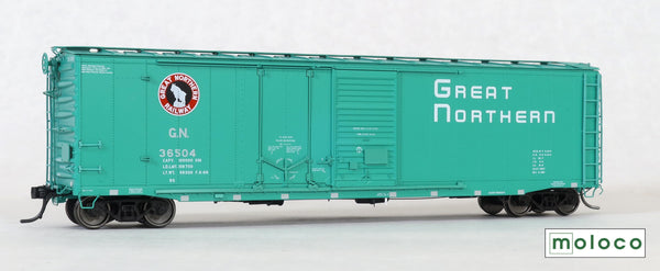 70533 St. Cloud built  50' XM Combo 14-0 Dr. Repaint '66 Glacier Grn Empire Builder
