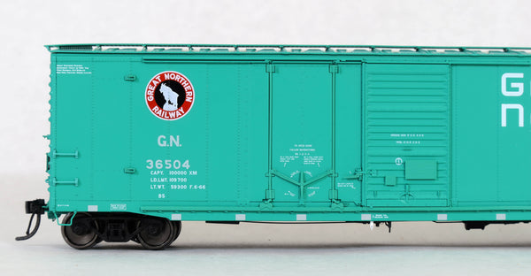 70533 St. Cloud built  50' XM Combo 14-0 Dr. Repaint '66 Glacier Grn Empire Builder