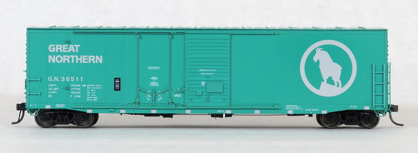 70534-01 GN 36511 St. Cloud built  50' XM Combo 14-0 Dr. Repaint Glacier Green Big Sky Blue