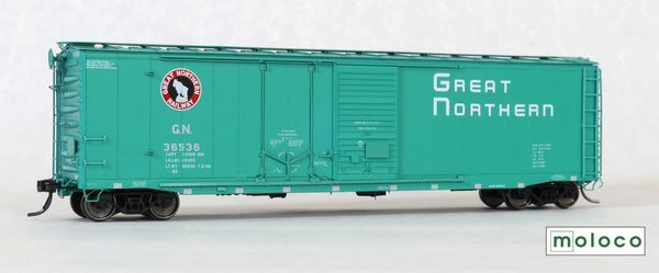 70533 St. Cloud built  50' XM Combo 14-0 Dr. Repaint '66 Glacier Grn Empire Builder
