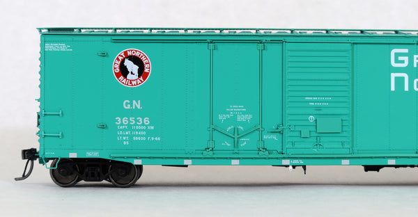70533 St. Cloud built  50' XM Combo 14-0 Dr. Repaint '66 Glacier Grn Empire Builder