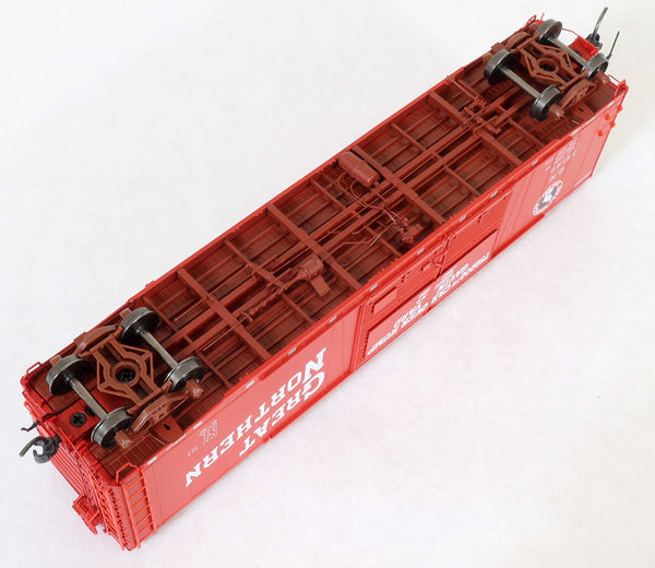 70575-01 St. Cloud painted 6-1958, 50' XM 15-0 Double-slider offset, Gavin Yard, 750,000th CAR OVER HUMP