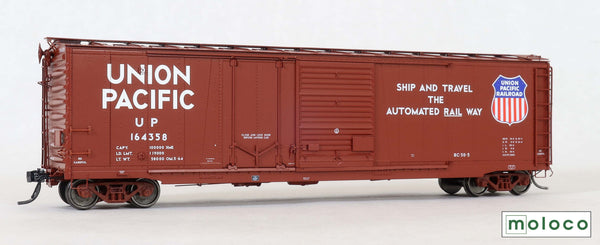 75052  Omaha 50' Combo 15-2 boxcar, BC-50-5, Ship & Travel... scheme 5-64