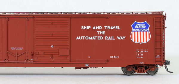 75052  Omaha 50' Combo 15-2 boxcar, BC-50-5, Ship & Travel... scheme 5-64