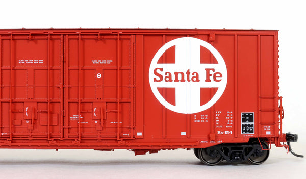 DEP60011-02  ATSF 46014 Red repaint TS.1.80, Bx-154 ACF 50' Hi-cube non-Waffle, 8+8 plug door