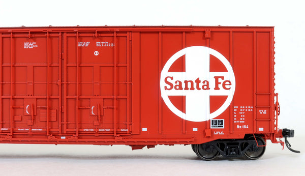 DEP60011-03  ATSF 46067 Red repaint ATSF-5-84, Bx-154 ACF 50' Hi-cube non-Waffle, 8+8 plug door
