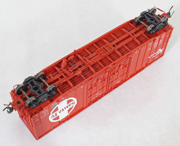 DEP60011-03  ATSF 46067 Red repaint ATSF-5-84, Bx-154 ACF 50' Hi-cube non-Waffle, 8+8 plug door