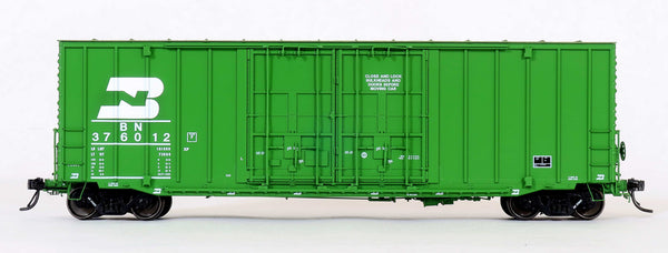 DEP60013-92  BN 376012 Repaint 3-92, ACF 50' Hi-cube non-Waffle, 8+8 plug door