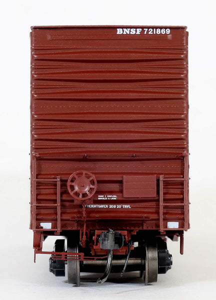 DEP61003-02  BNSF 712869 Repaint 07-03, Bx-154 ACF 50' Hi-cube non-Waffle, 8+8 plug doors