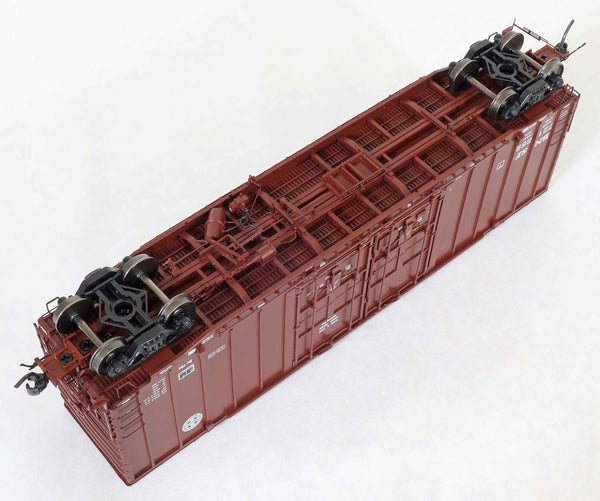 DEP61003-02  BNSF 712869 Repaint 07-03, Bx-154 ACF 50' Hi-cube non-Waffle, 8+8 plug doors