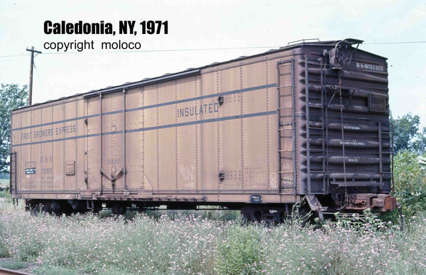 33004 B&O Repaint AX 9-64, FGE 50' RBL Plt B 7+7R 10-1 Ctr Door