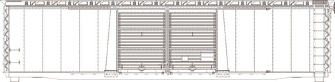 RES70000-00 Brainerd built  50' XM 15-0 Double-slider centered, Undec Kit