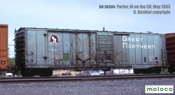 RES70533 St. Cloud built  50' XM Combo 14-0 Dr. Repaint '66 Glacier Grn Empire Builder