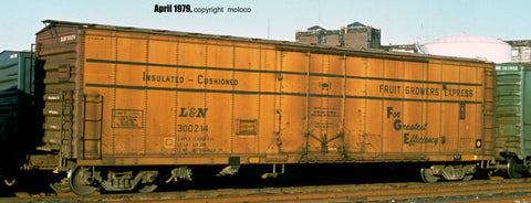 33051 L&N 300214 Repaint JAX 4-76, FGE 50' RBL Plt B 7+7R 10-1 Ctr Door