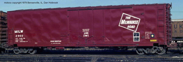 13016 MILW MS. 5-79 repaint V1, GA 50' RBL Sill 1/ 10'6" Offset Door/ Narrow Rods