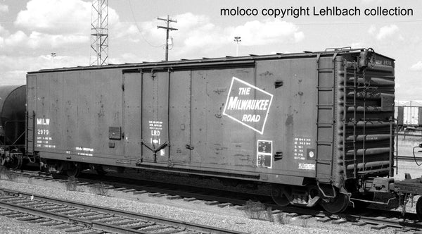 13026 MILW 2979 MS. 5-79 repaint V2, GA 50' RBL Sill 1/ 10'6" Offset Door/ Narrow Rods
