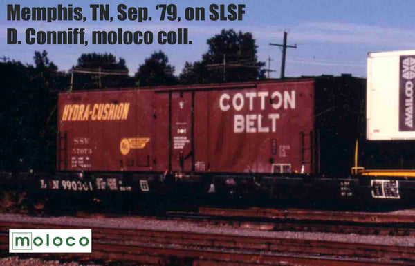 51053 SSW Pine Bluff 1977 Repaints, B-70-10-R, PCF 50' RBL Plt B 10-0 Offset Door, DF-B Bulkheads