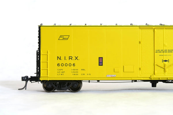 51001 NIRX (EL leased) Repaint C-R 5-72, PCF 50' RBL Plt B 10-0 Offset Door, DF-B loaders