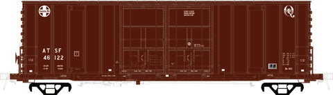 RES62091 ATSF Quality Repaint Bx-163, ACF 50' Ext. Post, 8+8 Plug doors