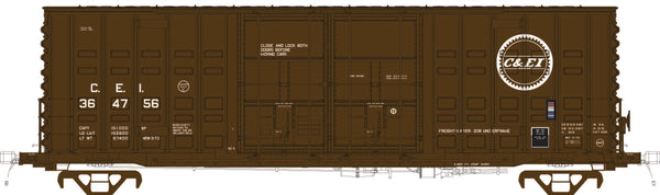 RES60004 C&EI Delivery NEW 3-73, ACF 50' Ext. Post 1973-74 Waffle, 8+8 Plug doors