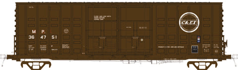 RES60014 MP (ex-C&EI) NEW 3-73, ACF 50' Ext. Post 1973-74 Waffle, 8+8 Plug doors